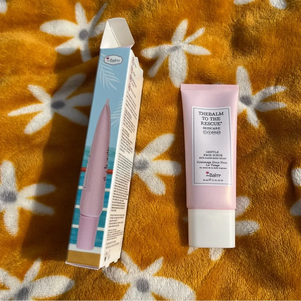 New NIB theBalm Rainforest Sugar Gentle Face Scrub To The Rescue Skincare